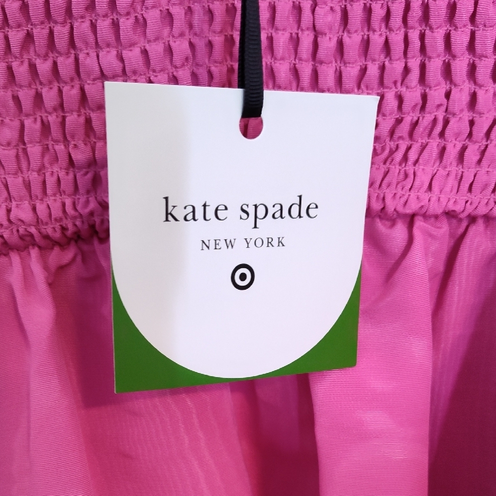 Pink Ruffled Strapless Dress - Picture 5 of 6